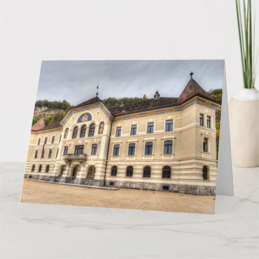 Carte Parlement Liechtenstein (Devant)