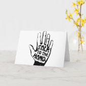 Carte Parler À La Main (Fleur jaune)