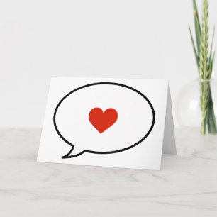 Carte Parler d'amour