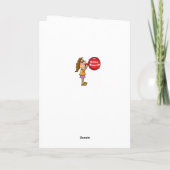 Carte Parler de beigne d'anniversaire (Dos)