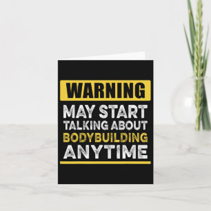 Carte Parler De Bodybuilding En Tout Temps Drôle Bodybui