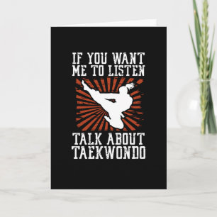 Carte Parler de taekwondo