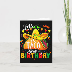 Carte Parler Taco De Mon Anniversaire Drôle Cinco De May