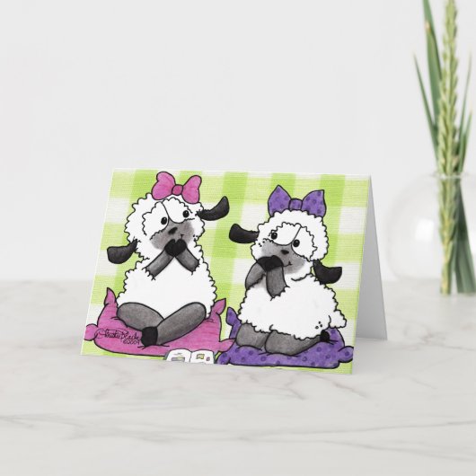 Carte Parlez doucement agneaux (Devant)