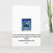 Carte Parlez Thy gorge Chakra de dauphin de paix (Dos)