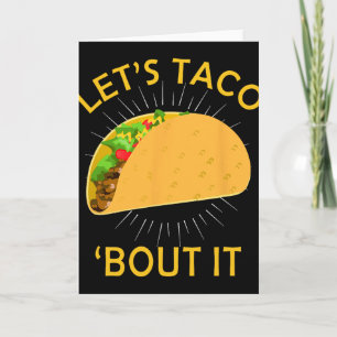 Carte Parlons Taco à ce sujet T-shirt - Taco Cinco De Ma
