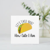 Carte Parlons Taco de mon côté mignon (Debout devant)