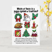 Carte Parmi ceux-ci, lequel est païen? - (Fleur jaune)