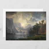 Carte Parmi la Sierra Nevada, CA | Albert Bierstadt (Devant / Derrière)