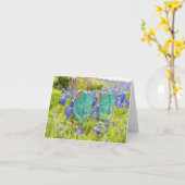 Carte Parmi les Bluebonnets (Fleur jaune)