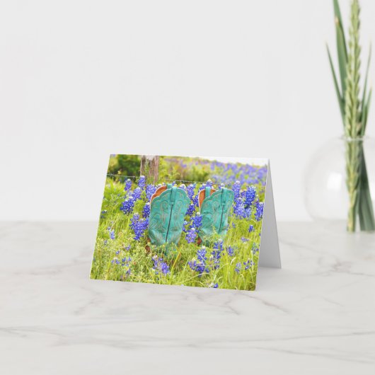 Carte Parmi les Bluebonnets (Devant)