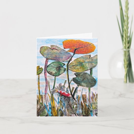 Carte Parmi les Nénuphars (Devant)