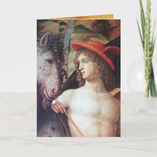 CARTE PARNASSUS / MERCURE AVEC PEGASUS