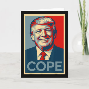 Carte Parodie drôle de Trump Cope – Mème politique