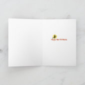 Carte Parodie Halloween drôle de Frankenstein (Intérieur)