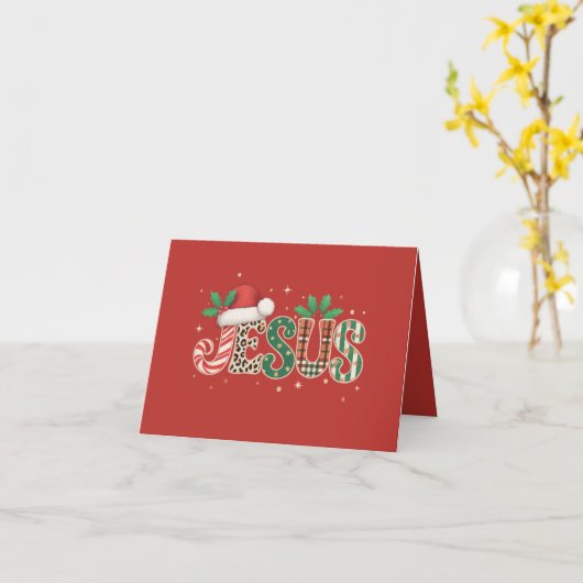 Carte Parole religieuse chrétienne de Jésus Foi Verset d (Fleur jaune)