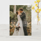 Carte Paroles de notre chanson Mariage Anniversaire (Fleur jaune)