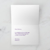 Carte Paroles d'encouragement, Lumière au bout du tunnel (Intérieur)