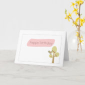 Carte paroles d'espoir (Fleur jaune)