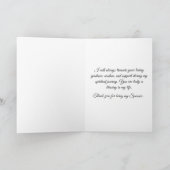 Carte Parrain de confirmation Merci (Intérieur)