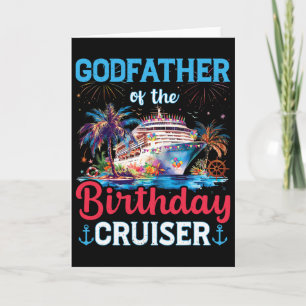 Carte Parrain du bateau de croisière d'anniversaire Funn