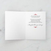 Carte Parraineur à la confirmation de la croix de noms p (Intérieur)