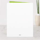 Carte Parrot Bird Chatterbox drôle Anniversaire (Dos)
