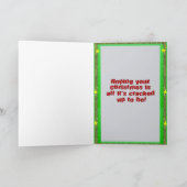 Carte Parrot Nutcracker Christmas Card (Intérieur)