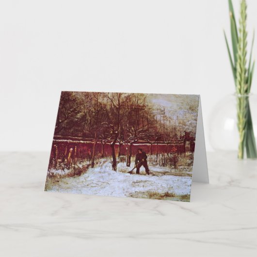 Carte Parsonage Garden à Nuenen par Vincent van Gogh (Devant)