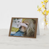 Carte **PARTAGER UN ANNIVERSAIRE AVEC VOUS** EST "AweCer (Fleur jaune)