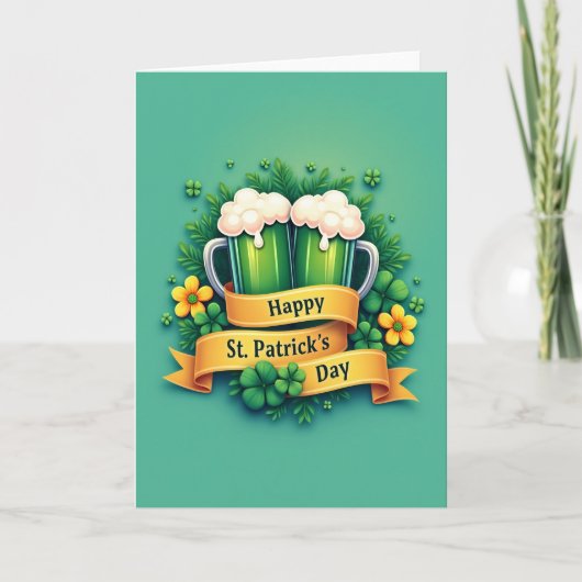 Carte partenaire de la Saint-Patrick (Devant)