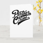 Carte Partenaire En Criminalité (Fleur jaune)