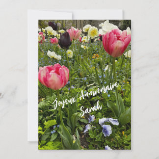 Carte Parterre de fleurs