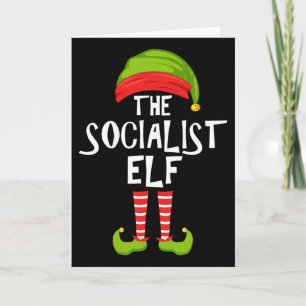 Carte Parti de Noël de la famille Elf socialiste Paja