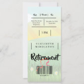 Carte Parti de retraite du Festival Rustique moderne (Dos)