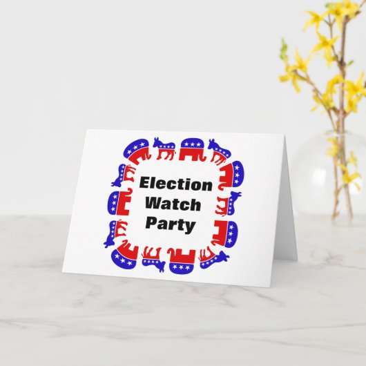 Carte Parti de surveillance électorale (Fleur jaune)