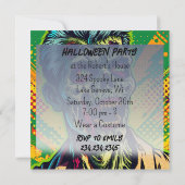 Carte Parti d'Halloween Zombie éffrayant (Dos)