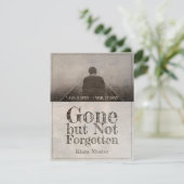 Carte Parti, mais pas oublié - Vintage (Debout devant)