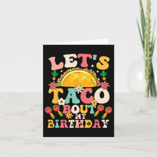 Carte Parti Mexicain Cinco De Mayo Taco Bout My Bir