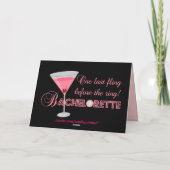 Carte Partie de Bachelorette (Dos)