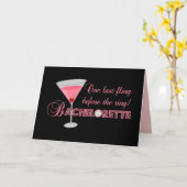 Carte Partie de Bachelorette (Fleur jaune)