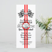 Carte Partie de performance surchargée personnalisée (Debout devant)