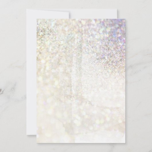 Carte Parties scintillant brillant classe oh bébé! (Dos)