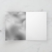 Carte Parties scintillant brillante en argent (Intérieur)