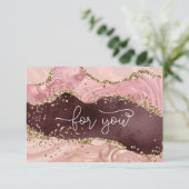 Carte PARTIES SCINTILLANT BUSINESS CERTIFICACE cadeau po (Debout devant)