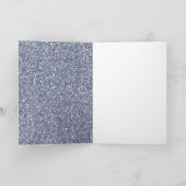 Carte Parties scintillant d'or violet (Intérieur)