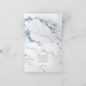 Carte Parties scintillant en marbre moderne Merci Dusty  (Intérieur)