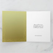 Carte Parties scintillant encadrée une photo Joyeux vaca (Intérieur)