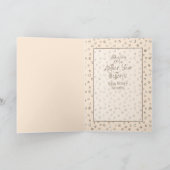 Carte Parties scintillant Fille De Vin Fin Pour Son Cart (Intérieur)