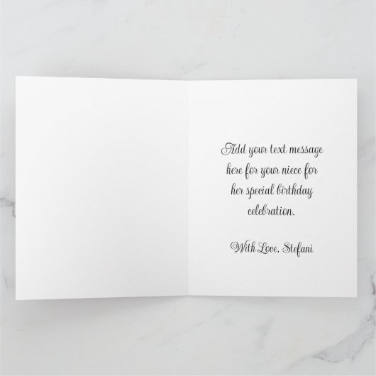 Carte Parties scintillant moderne Hot Pink Drives Joyeux (Intérieur)